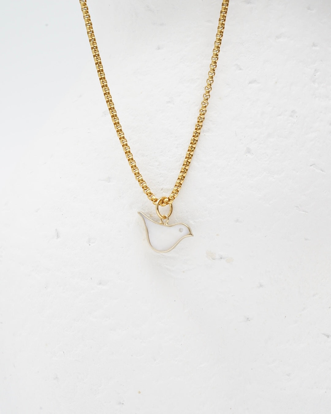 Nacar Bird Necklace