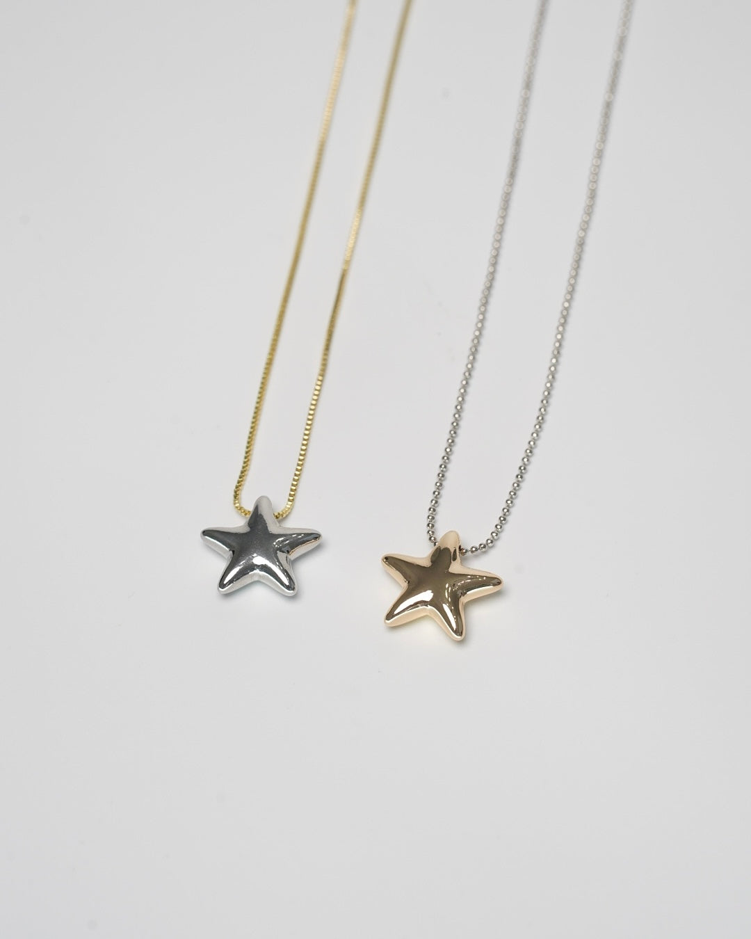 Kamil Necklace - Silver Star