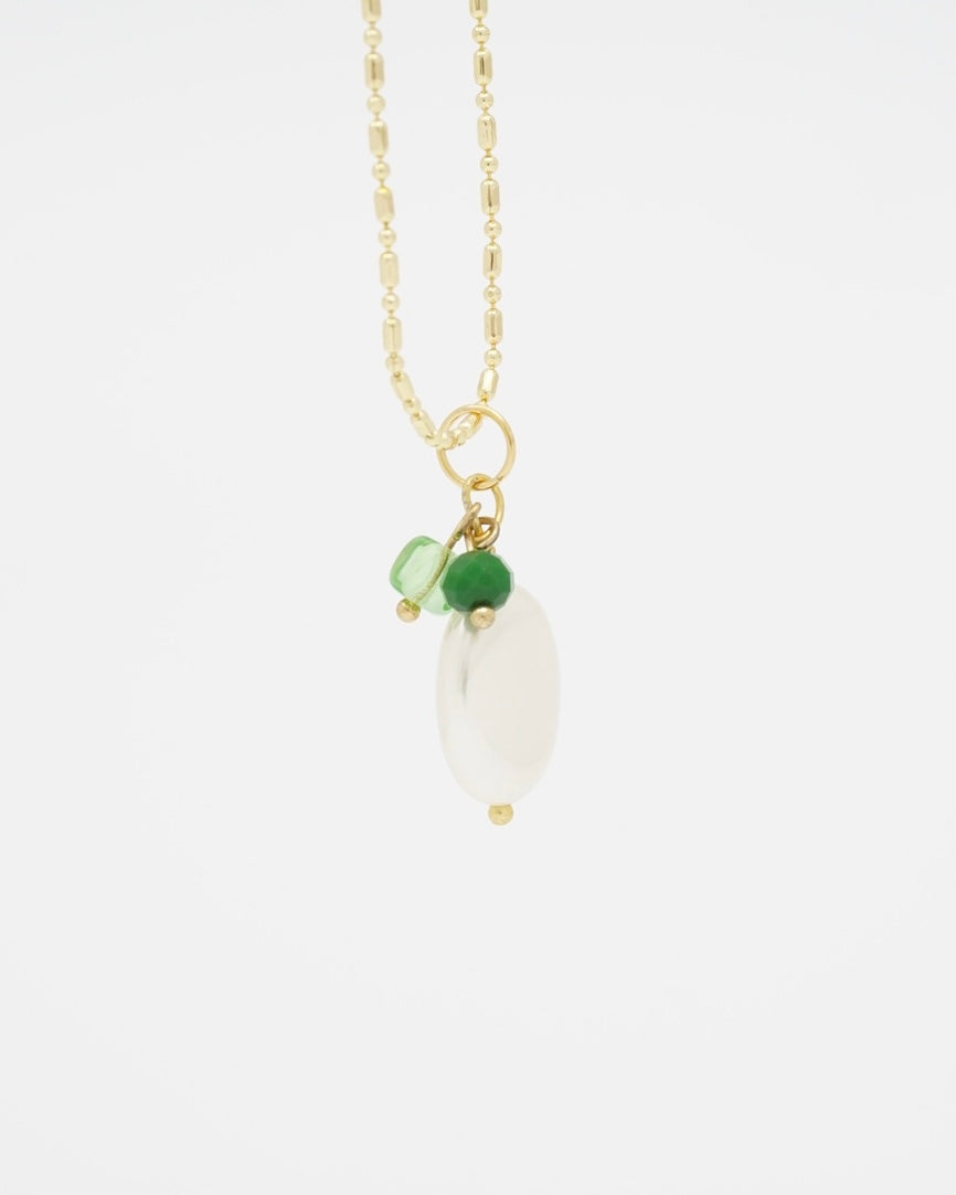 Oval Pearl Necklace