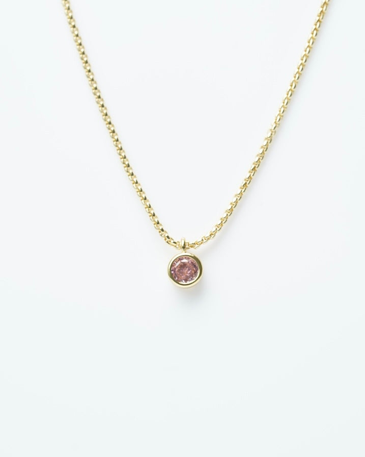 Pink Zircon Neclace