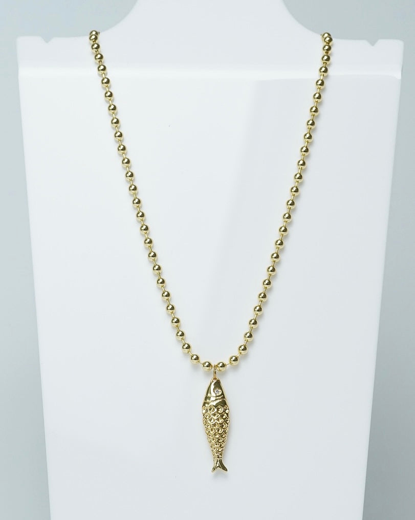 Fish Ball Necklace