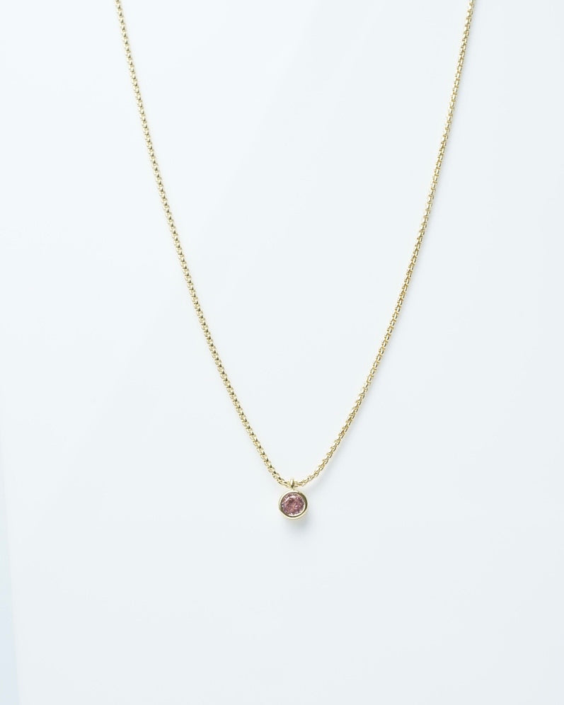 Pink Zircon Neclace