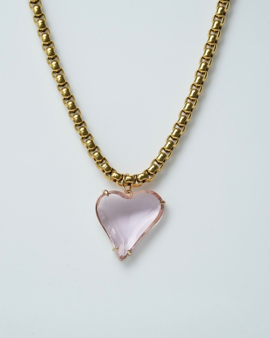 Glass Heart Necklace