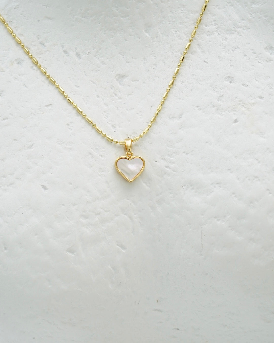 Nacar Heart Necklace