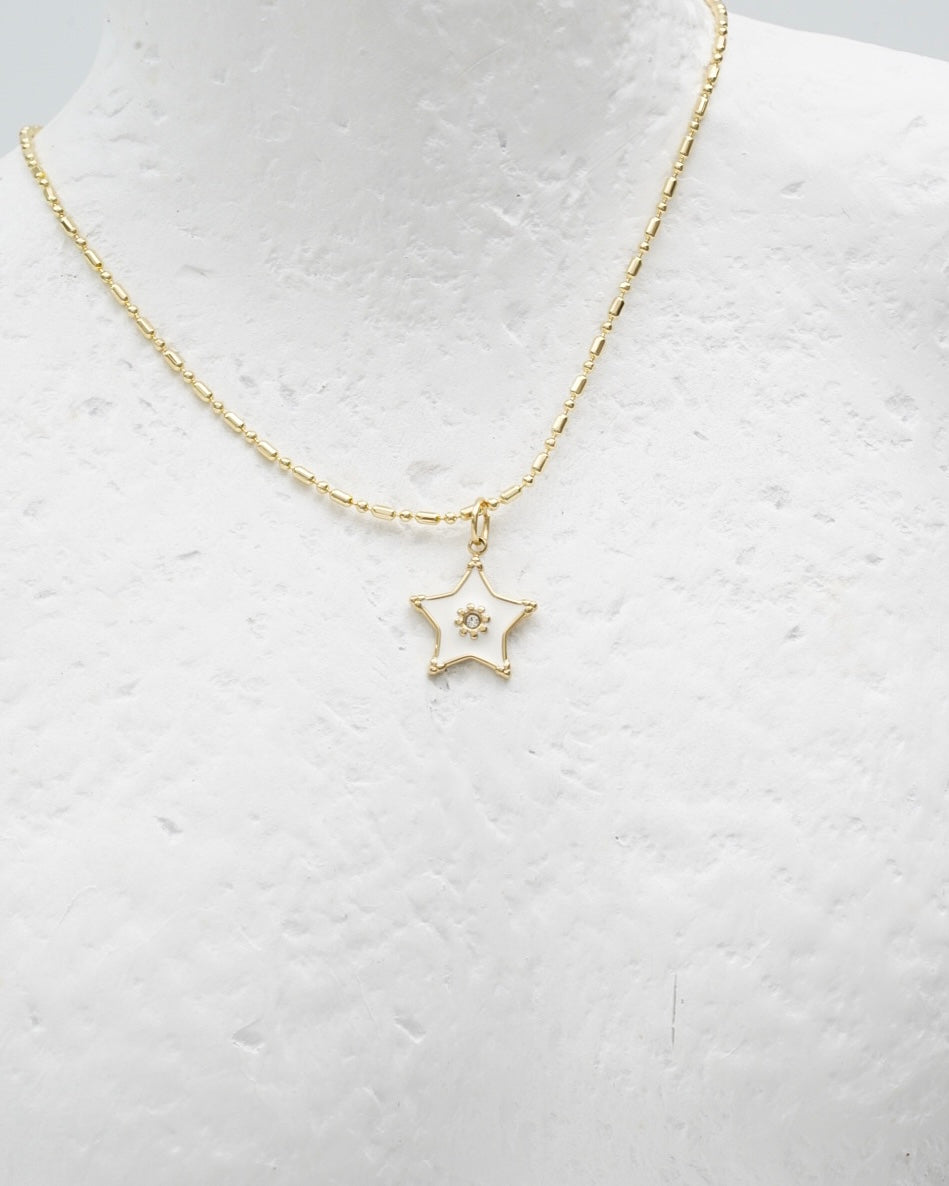 White Star Necklace