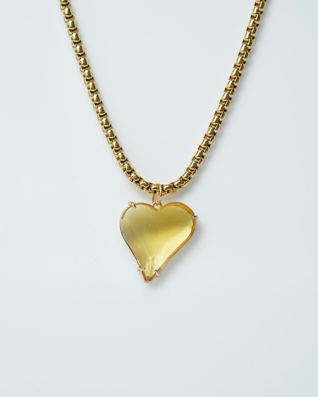 Glass Heart Necklace