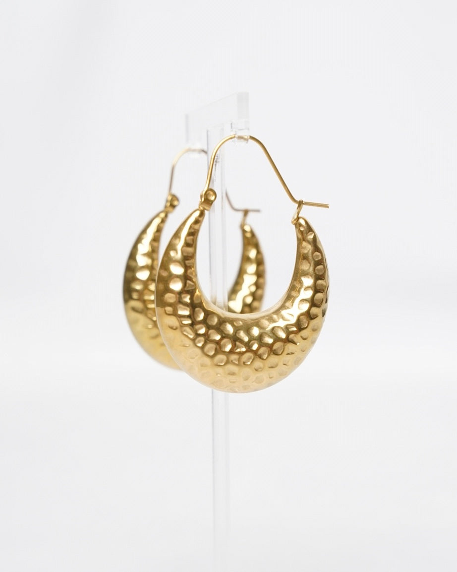 Jen Hammered Hoops