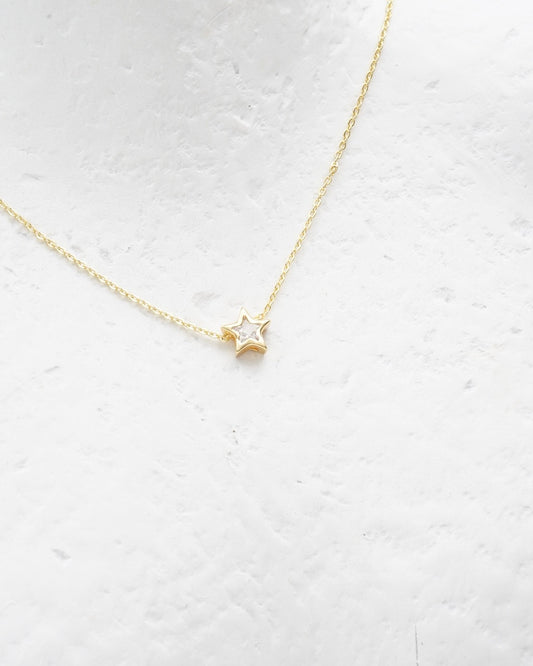Zircon Star Necklace