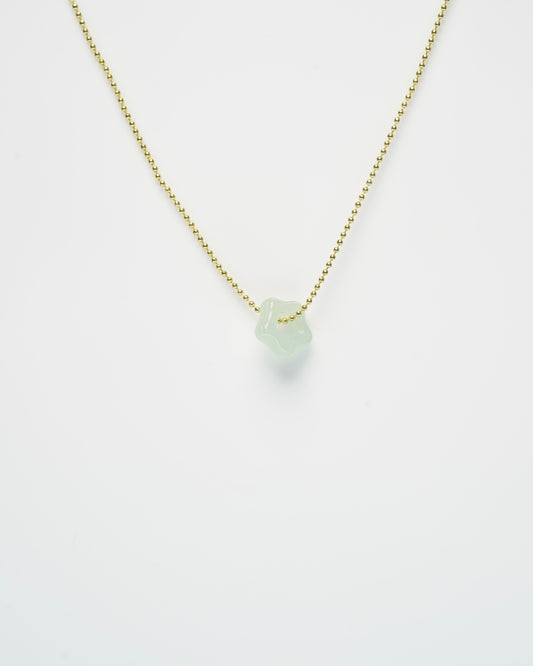 Jade Flower Necklace
