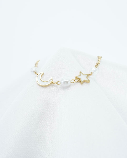 Moon & Stars Anklet