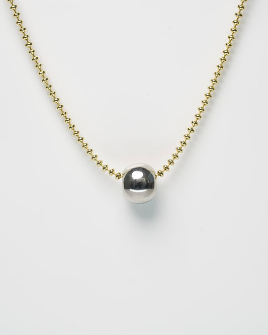 Silver Roll Necklace