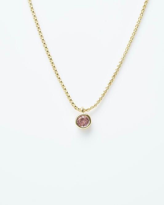 Pink Zircon Neclace
