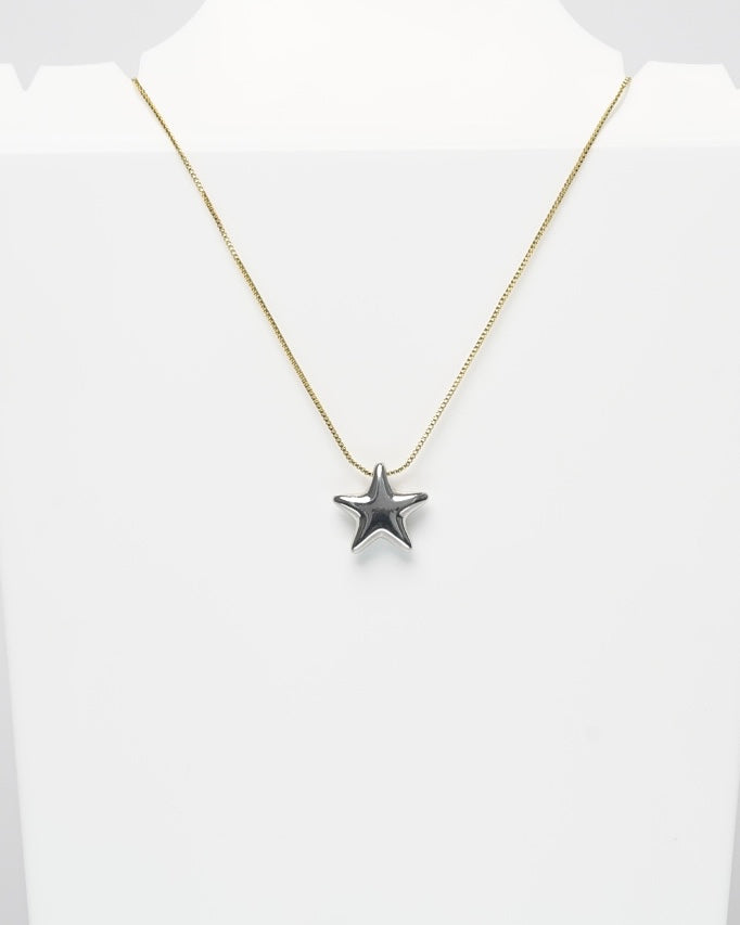 Kamil Necklace - Silver Star