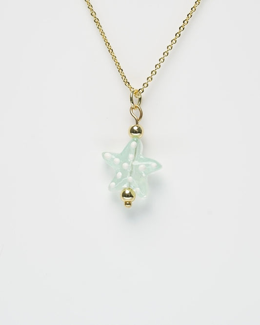 Jelly Starfish Turquoise Necklace