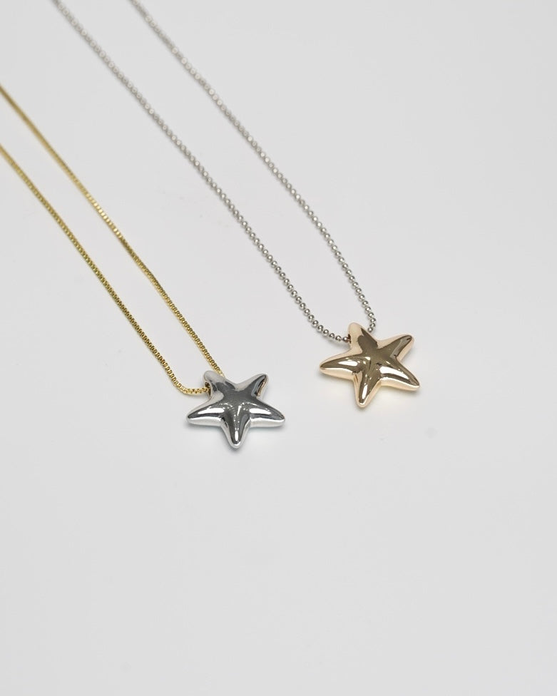 Kamil Necklace - Gold Star