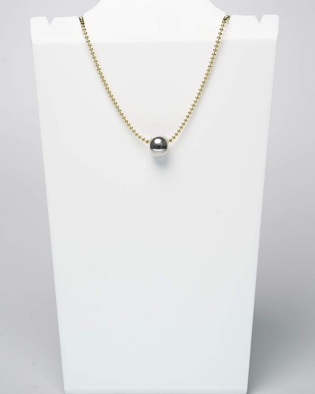 Silver Roll Necklace