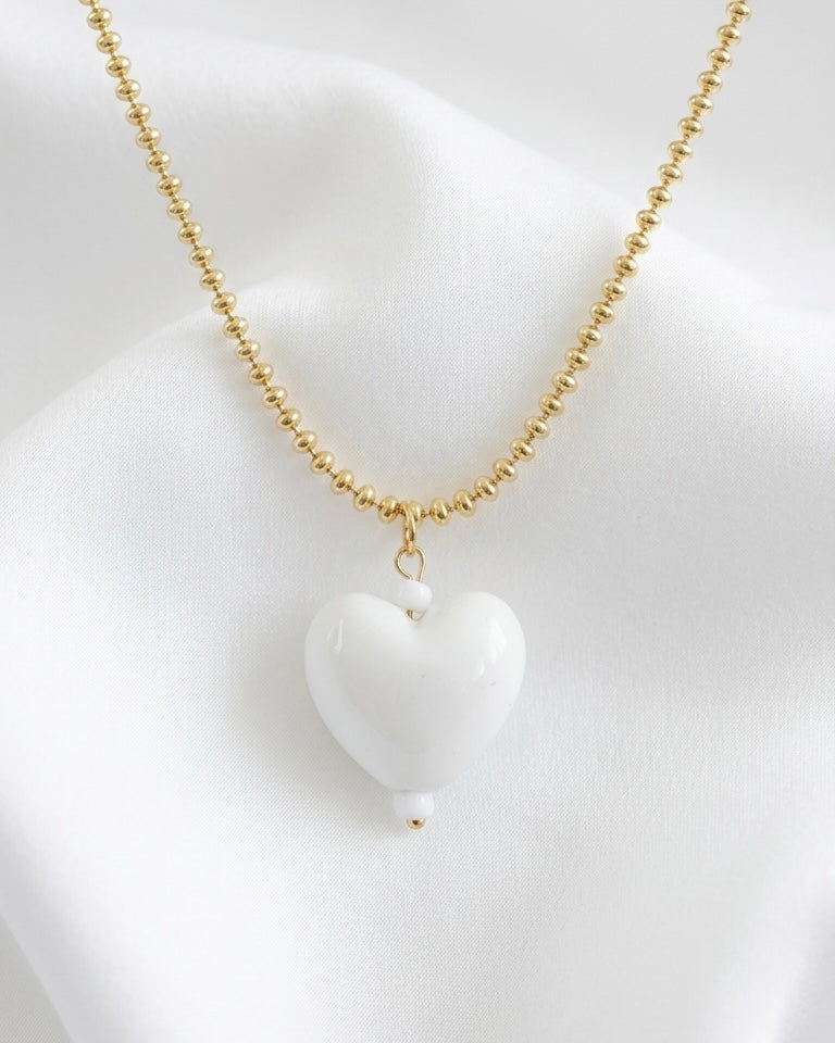 Love White Necklace