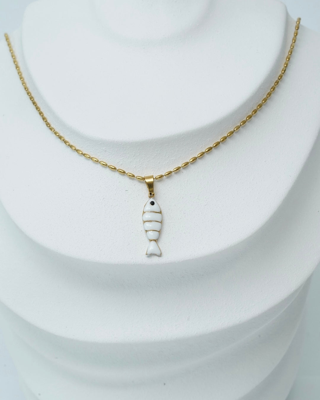 White Fish Necklace
