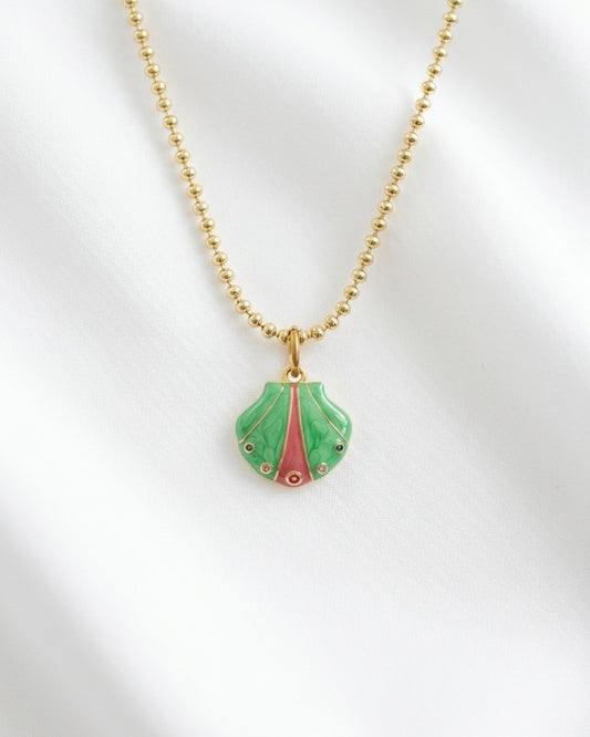 Green Shell Necklace