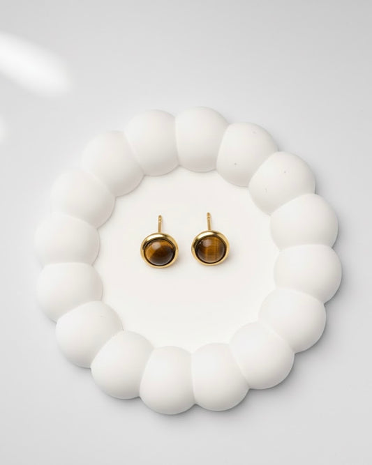 Tiger Eye Studs
